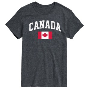 Men's - Instant Message - Canada Flag Short Sleeve Graphic T-Shirt - 1 of 4