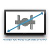 Mount-It! TV Wall Mount With Full 360 Degree Rotation Fits Most TVs from 32" to 70", 110 lbs. Weight Capacity - image 2 of 4