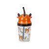 Zak Designs 13oz Kids' Portable Straw Deer Tumblers - 2 of 4