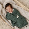 100% Luxury Cotton Heart Knit Swaddle Blanket for Blanket for Newborn and Infant Boys and Girls - 2 of 4
