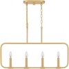 Quoizel Lighting Abner 4 - Light Chandelier in  Aged Brass - 2 of 4