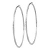 Black Bow Jewelry 2.5mm, Sterling Silver Twisted Round Hoop Earrings, 80mm in Diameter - 2 of 4