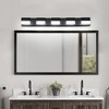 Dolonm Modern Chrome LED Vanity Light, Wall Sconce for Bathroom and Mirror, Sleek Minimalist Design, Energy-Efficient, Easy to Install - 2 of 4