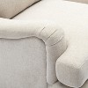 Okak Elegant Accent Chair with Cozy Soft Removable Padded 1pc Solid Wood Legs Modern Single Sofa for Living Room Bedroom Reading Room - 4 of 4