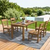 Arceso Armless HDPS Outdoor Dining Chairs, Weather-Resistant Patio Chairs, 350 lb Support, for Lawn, Garden, Backyard or Indoor Use - 2 of 3