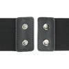 INSPIRE CHIC Women's Wide Elastic Bow Knot Snap Button Waist Belts - 2 of 4