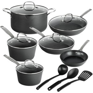 Granitestone Armor Max 14-Piece Ultra Durable Nonstick Cookware Set with Utensils - 1 of 4