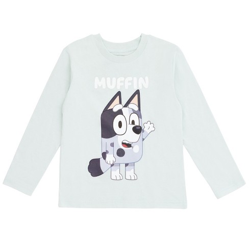 Bluey Muffin Little Boys Long Sleeve T-shirt 6 : Target