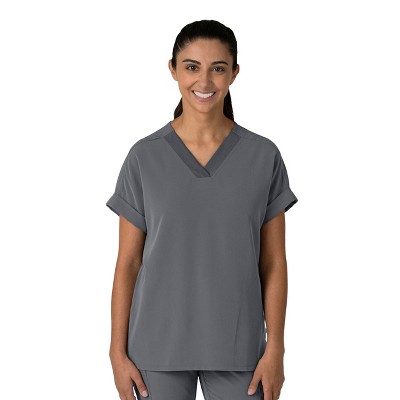 Wink Nova Women's Drop Shoulder Boxy Scrub Top