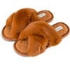 Jessica Simpson Women's Plush Cross Band Plush Memory Foam Slide Slipper - 4 of 4