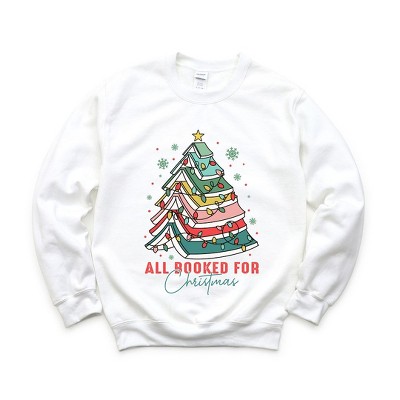 Simply Sage Market Women's Graphic Sweatshirt All Booked For Christmas