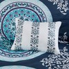 Sapphtopaz Boho Medallion Print Comforter Set, 4 Piece Twin Sheet Set, Quilts Twin Size with Comfy Breathable Bed Sheets for Women, Men, Kids & Teens - 4 of 4