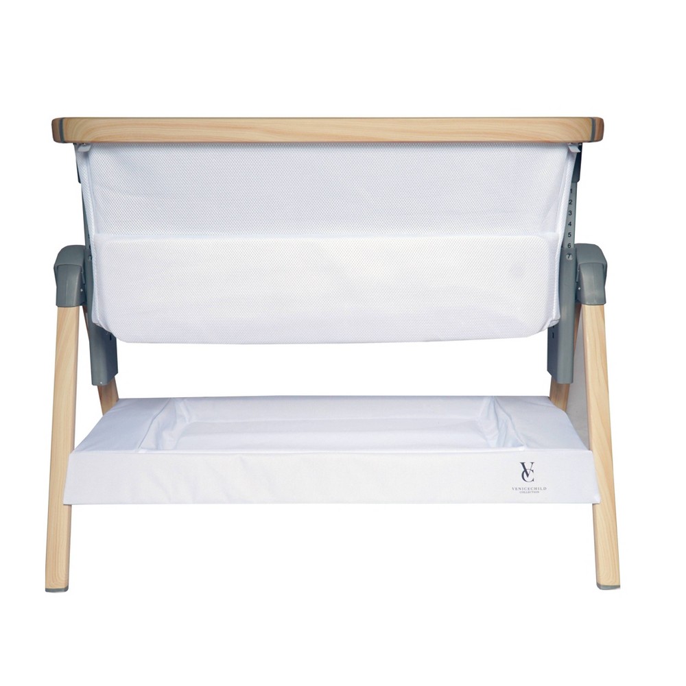 Photos - Sofa Venice Child California Dreaming Bedside Bassinet - White Wood