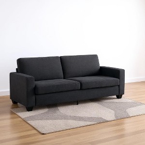 Corduroy Loveseat Sofa for Living Room,Spacious 3-Seater Couches with Deep Seats&Wide Armrest&Removable Cushion - 1 of 4