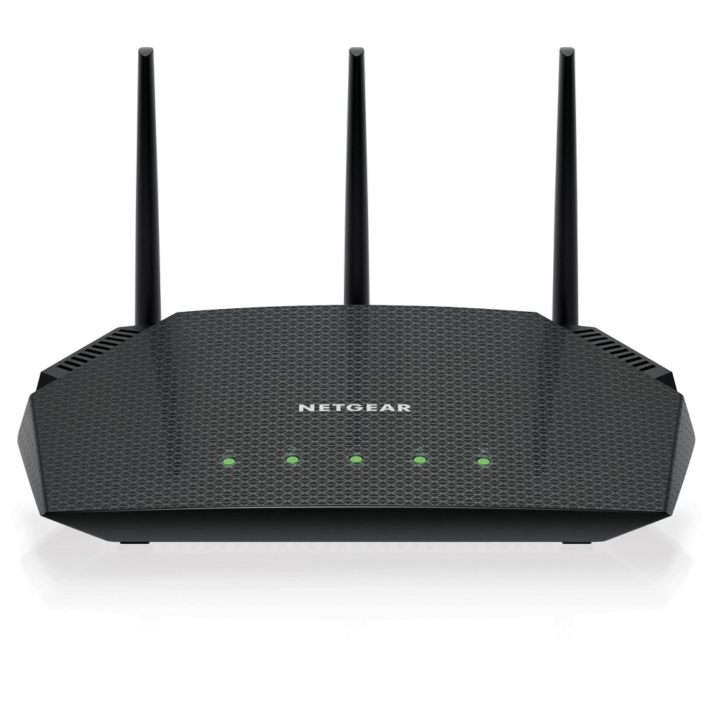 Netgear AX3000 WiFi 6 Router: Dual Band, Ethernet, 2.4/5 GHz, Includes Power Adapter