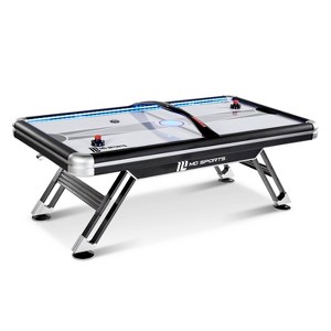 MD Sports Titan 7.5' Air Powered Hockey Table with Overhead Scorer - Black - 1 of 4