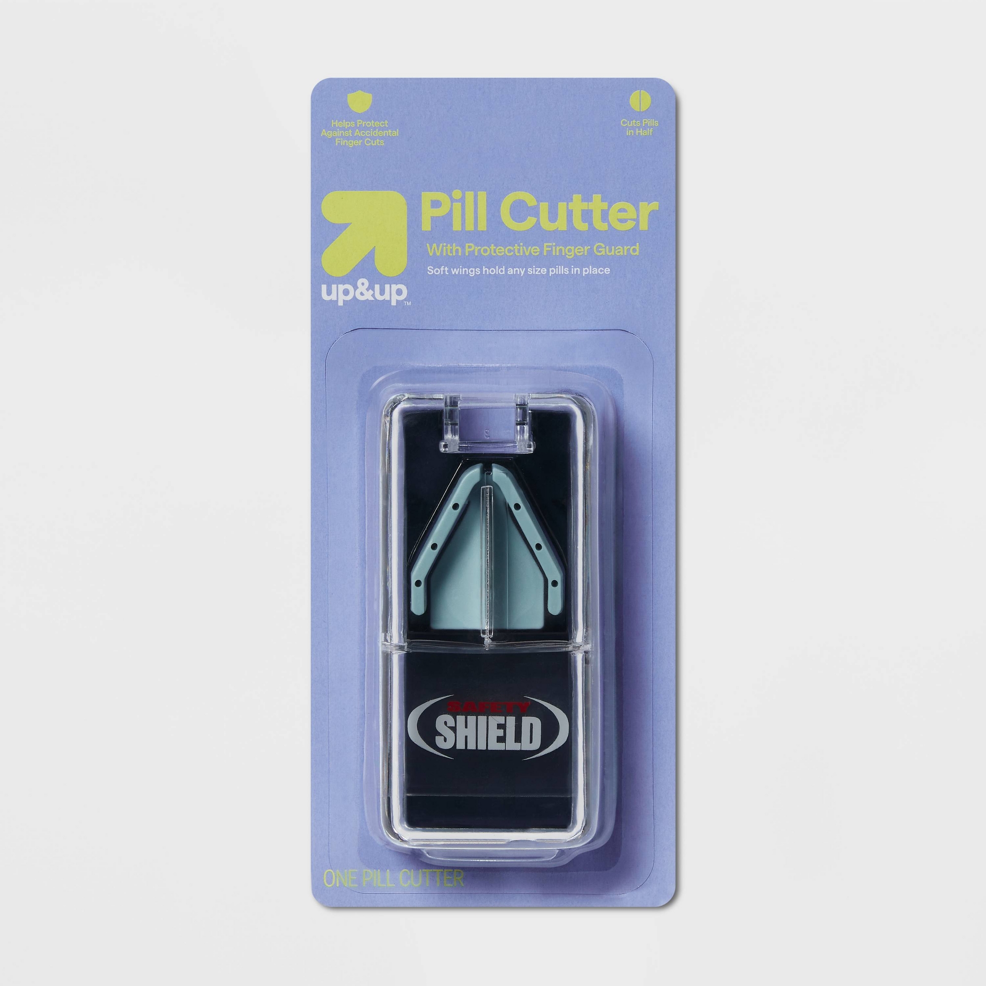 Safety Shield Tablet Cutter - 1ct - up&up™ (Color May Vary)