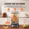 VEVOR Shawarma Grill Machine, Vertical Chicken Shawarma Cooker Machine Countertop, Electric Stainless Steel Broiler Gyro Rotisserie Oven Doner Kebab - 3 of 4