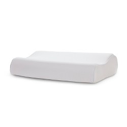 Comfort Revolution Contour Memory Foam Bed Pillow White