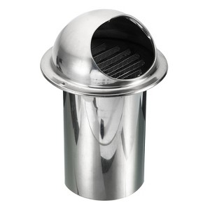 Unique Bargains Stainless Steel Adjustable Mesh Screen Wall Round Soffit Air Vents - 1 of 4