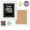 Cardinali Plein Air, White 8x10" Picture Frame with Acrylic Glazing & Cardboard Backing, for Photography or Canvas Frame, 3 Wide Moulding, 1/2 Rabbet - 4 of 4