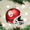 Old World Christmas Blown Glass Ornament for Christmas Tree, Oklahoma Sooners Helmet - 2 of 3