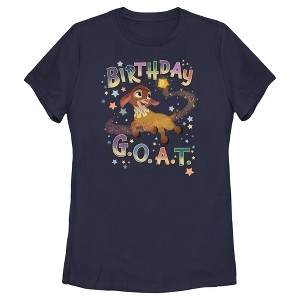 Women's Wish Valentino Birthday G.O.A.T. T-Shirt - 1 of 4