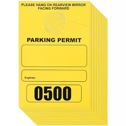 Partners Brand PDL1241 Consecutive Numbered Labels, 0001-0500 1 x 1 1/2 Black/White Pack of 500 