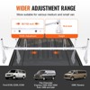 VEVOR Trailer Ladder Rack, 59" Adjustable Roof Rack, 2 Crossbars Van Roof Ladder Rack, 600 lbs Capacity Steel Van Ladder Rack, White - 4 of 4