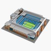 Forever Collectibles Detroit Lions NFL FOCO BRXLZ Stadium Building Block Set - 4 of 4