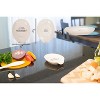 Nat & Jules We're Eating It White 6 x 4 Ceramic Oval Countertop Spoon Rest - 2 of 4