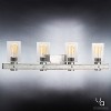 Urban Ambiance Luxury Modern Farmhouse Bath Fixture,  8-1/2"H x 32-7/8"W,  Galvanized Steel Finish, UHP2487 - 3 of 4