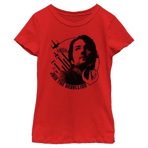 Girls Star Wars: Andor Cassian Join the Rebellion T Shirt - 1 of 4