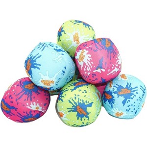 4E’s Novelty 24 Pack Water Bomb Splash Balls – 3" Reusable Pool Toys & Party Favors - 1 of 4