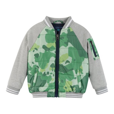 Green bomber hot sale jacket boys