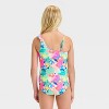 Girls' Abstract One Piece Swimsuit - Cat & Jack™ - 2 of 3