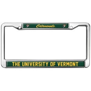 University of Vermont Catamounts Logo Full Size Standard License Plate Metal Frame - 1 of 4