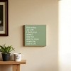 Slickblue Funny Wood Wall Sign 7x7 – Retro Parenting Quote for Rustic Decor, Shelf or Wall Display, Color Options - 2 of 3