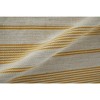 HomeRoots 10' X 14' Yellow and Ivory Striped Hand Woven Area Rug - 4 of 4