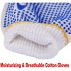 Paaaawaters 12Pairs Grip Safety Work Gloves Anti-slip Dots Bulk Gloves Moist Cotton Knit Gloves for Garage Warehouse - 4 of 4