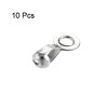 Unique Bargains 304 Stainless Steel Pull Loop Crimp Ball Chain Connectors - 3 of 4