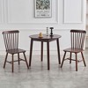 Sapphtopaz Modern Simple Dining Chairs Set of 4, High Back Windsor Kitchen Chairs with Wood Legs for Dining Room, Kitchen - 2 of 4