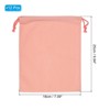 Unique Bargains 100% Cotton Reusable Washable Luggage Organizer Drawstring Bags 12 Pcs - 2 of 4