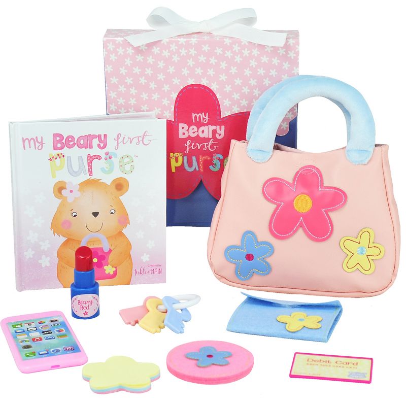 Tickle & Main My Beary First Purse, 9-Piece Gift Set Includes Purse, Storybook, and Accessories for Toddlers Ages 1-4 Years Old, 1 of 6