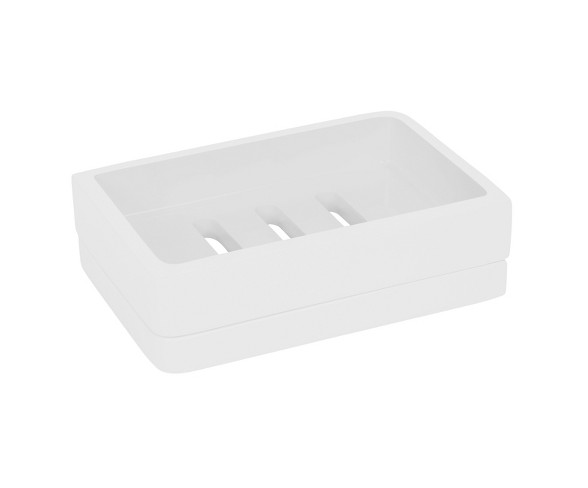 Lacquer Soap Dish White - Cassadecor