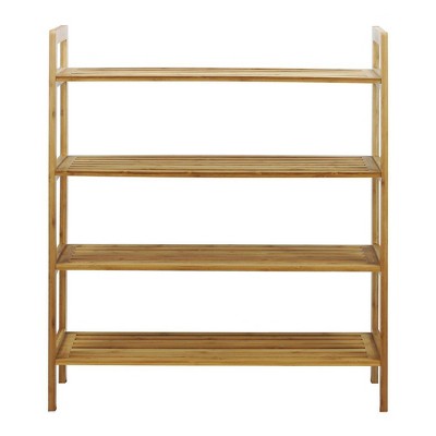 Oceanstar 4-Tier Bamboo Shoe Rack