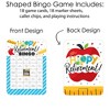 Big Dot of Happiness Teacher Retirement - Bingo Cards and Markers - Happy Retirement Party Shaped Bingo Game - Set of 18 - 3 of 4