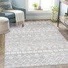 Coucheta Washable Boho Geometric Area Rug, Low Pile&Stain Resistant, Large Non-Slip Carpet for Farmhouse & Modern Living Room, Dining Room & Bedroom - 2 of 4