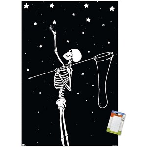 Trends International Skeleton Collecting Stars Unframed Wall Poster Prints - 1 of 4