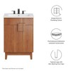 Modway Miles 24 Inch Bathroom Vanity Cabinet (Sink Basin Not Included) – Compact Modern Storage Cabinet for Small Bathrooms - 2 of 4